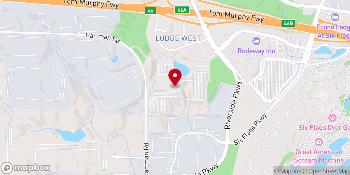 Map showing location of Word of Faith Cathedral