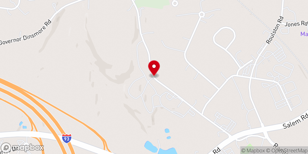 Map showing location of Searles Castle