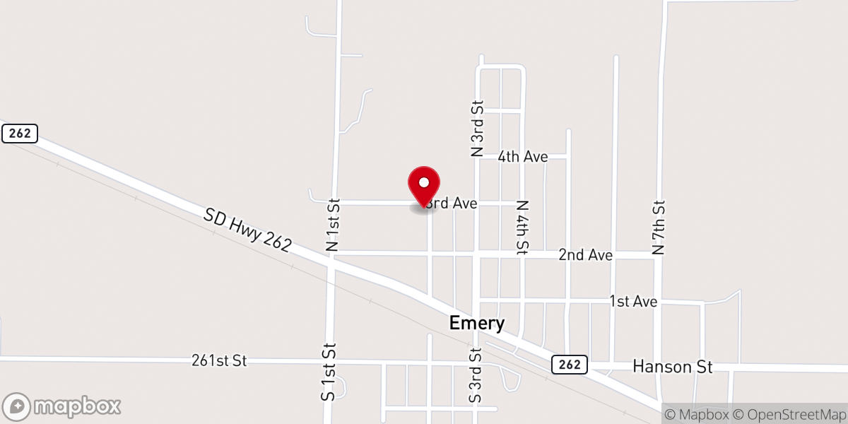 Map showing location of St Martin's Parish Center