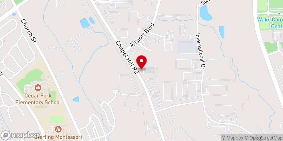 Map showing location of Extra Attic Self Storage