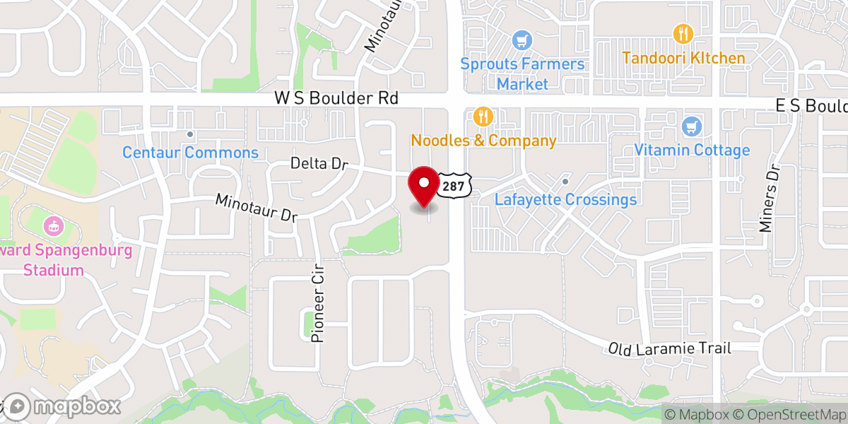 Map showing location of Boulder Chinese Evangelical Free Church