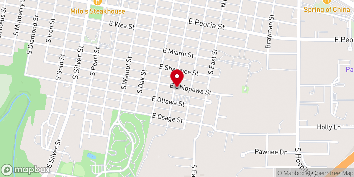 Map showing location of Holy Trinity Church