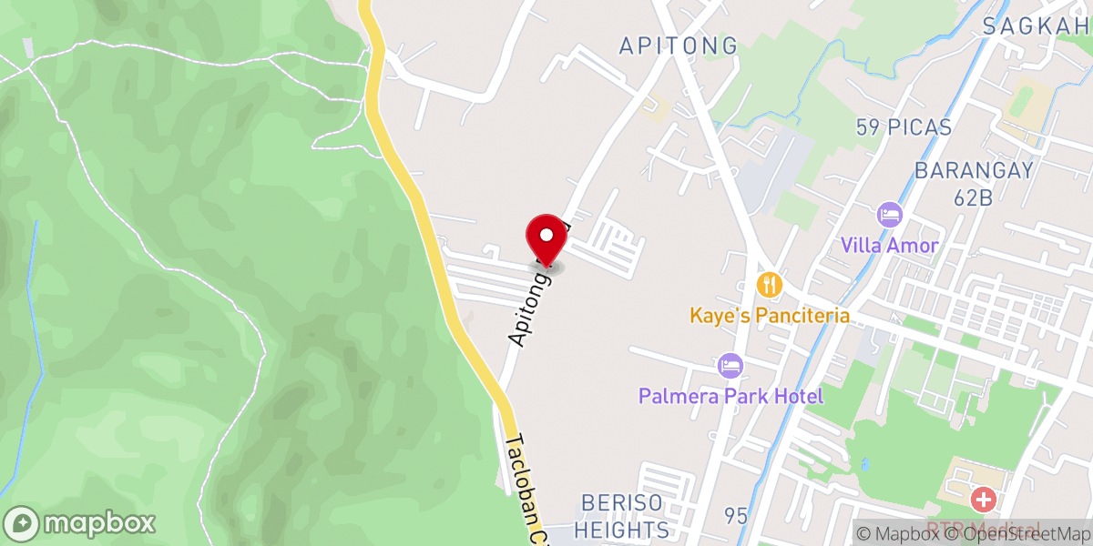 Map showing location of AFT-PCJC — Local Church of Apitong