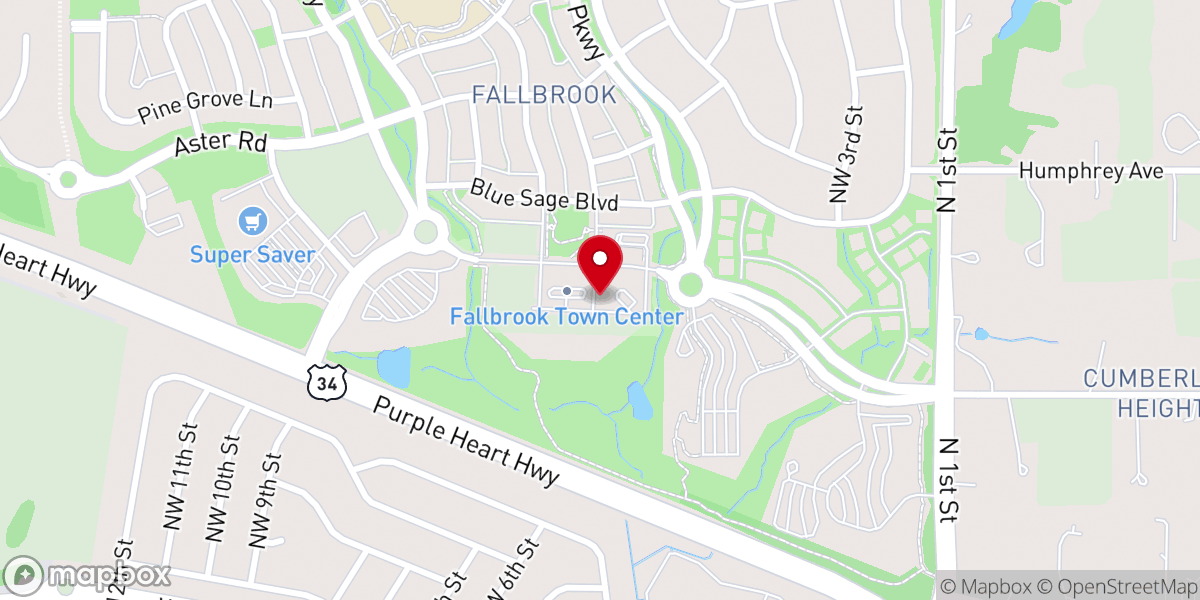 Map showing location of Neighbors Church