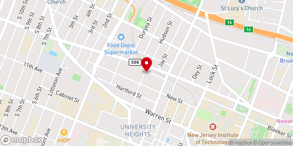 Map showing location of Praise & Joy Tabernacle Righteous Church of God Inc
