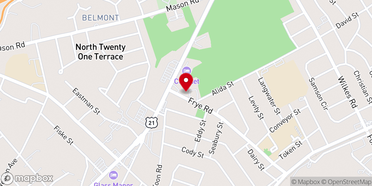 Map showing location of Al Downing Ministries