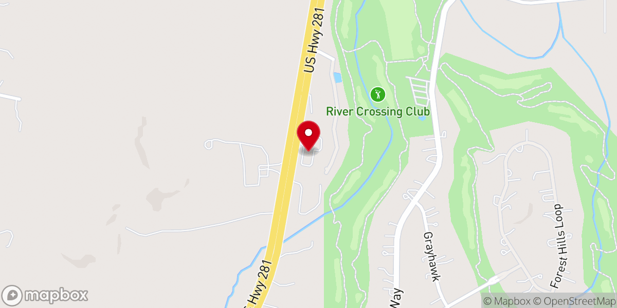 Map showing location of Home Church