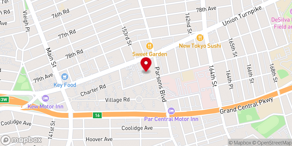 Map showing location of St. Nicholas of Tolentine Youth Center