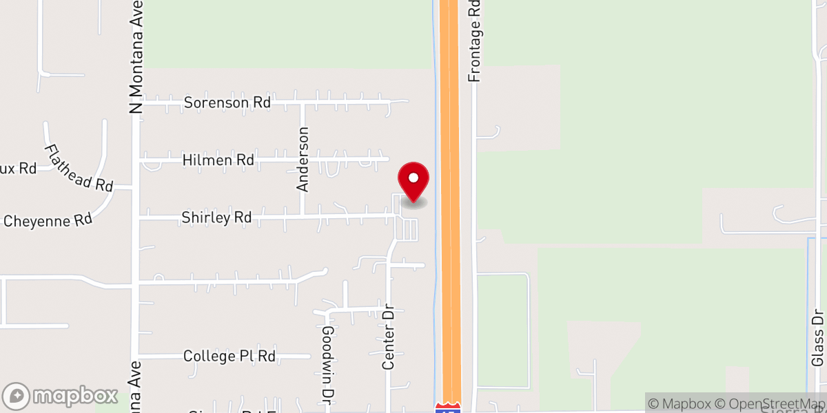 Map showing location of Our Lady of the Valley Catholic Church