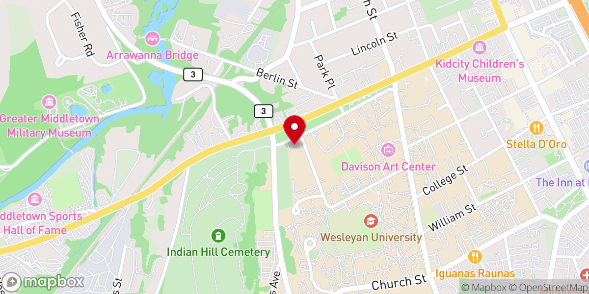 Map showing location of Buddhist Faith Fellowship of Connecticut