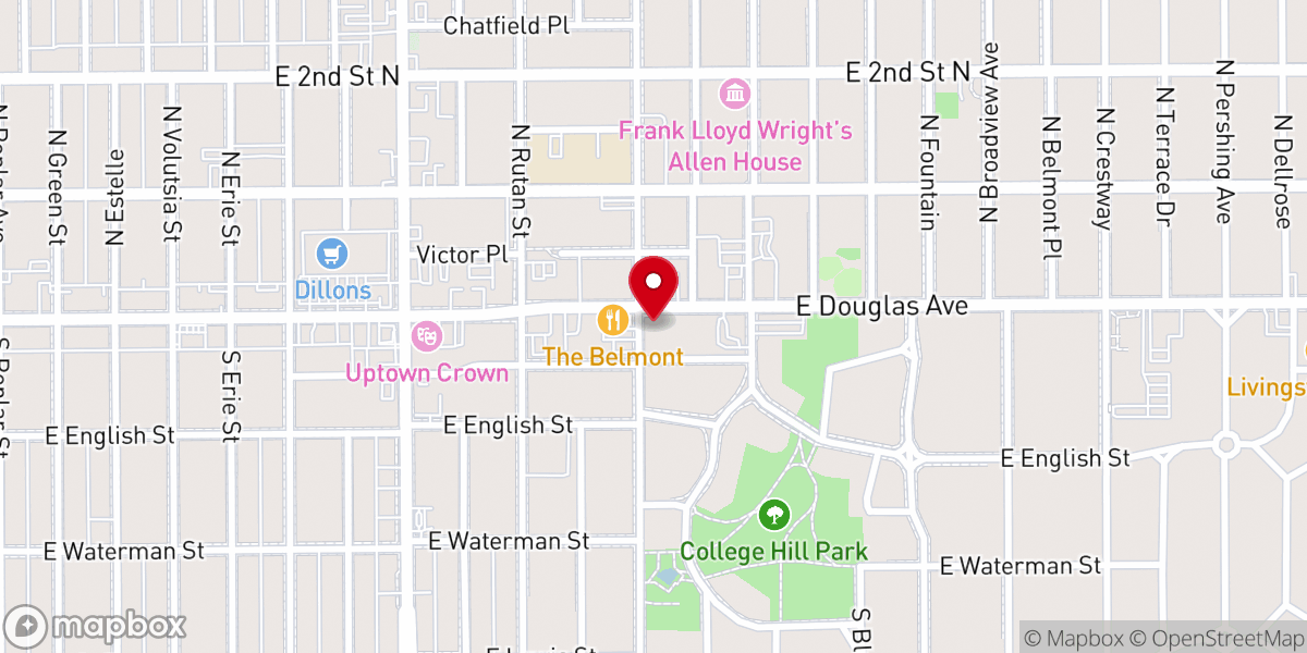 Map showing location of Church of Scientology & Hubbard Dianetics Foundation