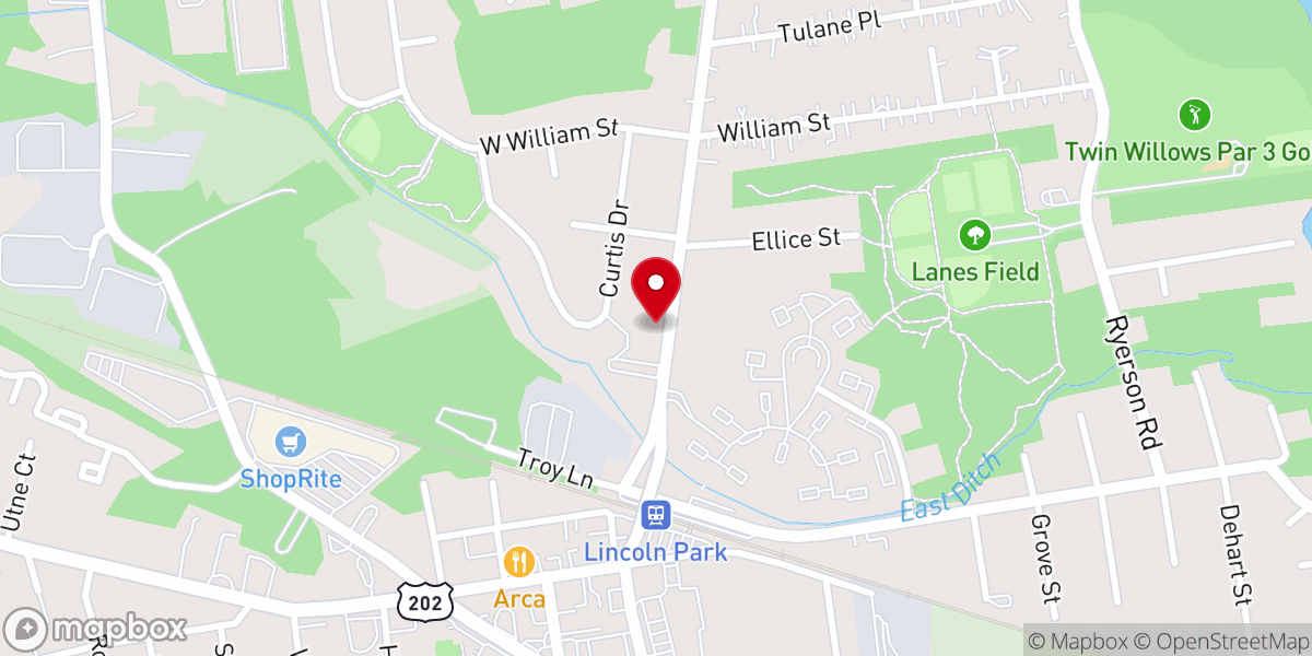 Map showing location of St Joseph Roman Catholic Church