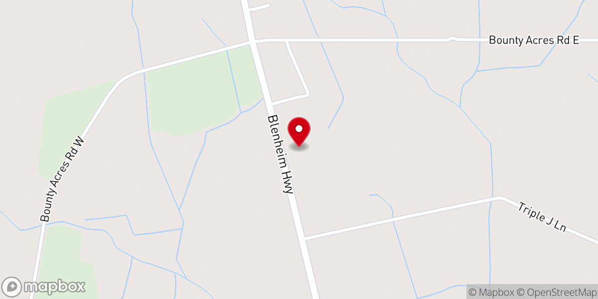 Map showing location of Berea Convention Center