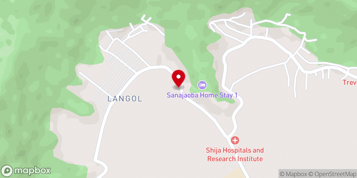 Map showing location of Laymen's Evangelical Fellowship Church (LEF)
