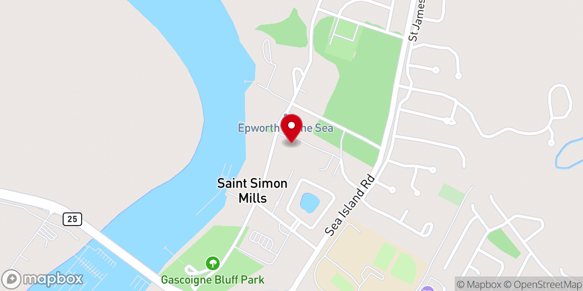 Map showing location of Lovely Lane Chapel