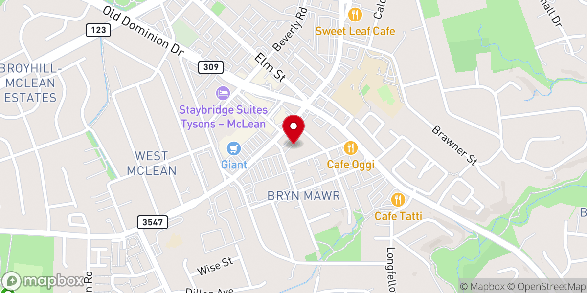 Map showing location of StarNut Gourmet