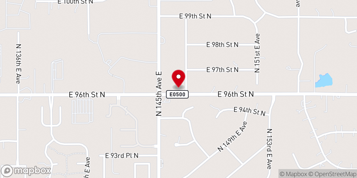 Map showing location of Calvary Missionary Baptist Church
