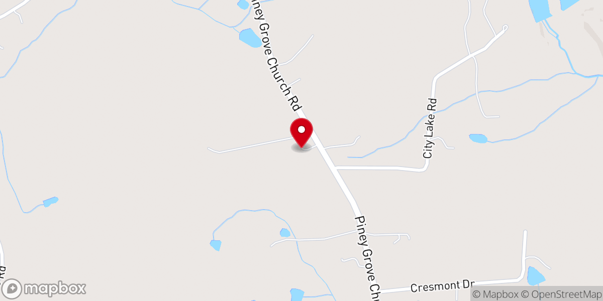 Map showing location of PLEASANT GROVE WESLEYAN CHURCH