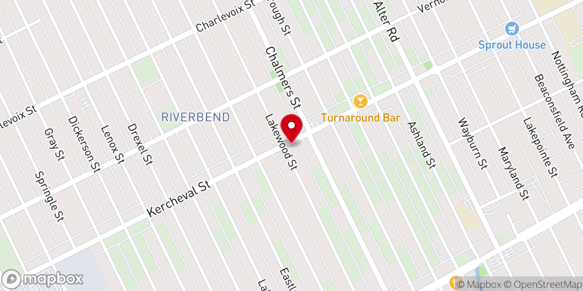 Map showing location of St John Congregational Church