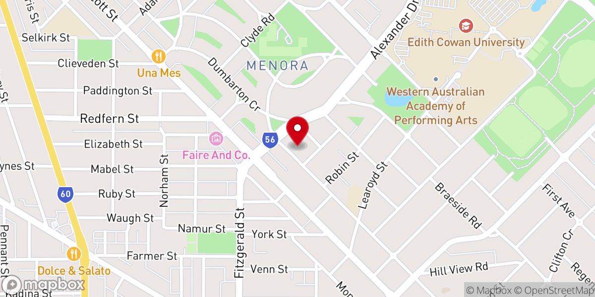 Map showing location of St Paul's Catholic Church
