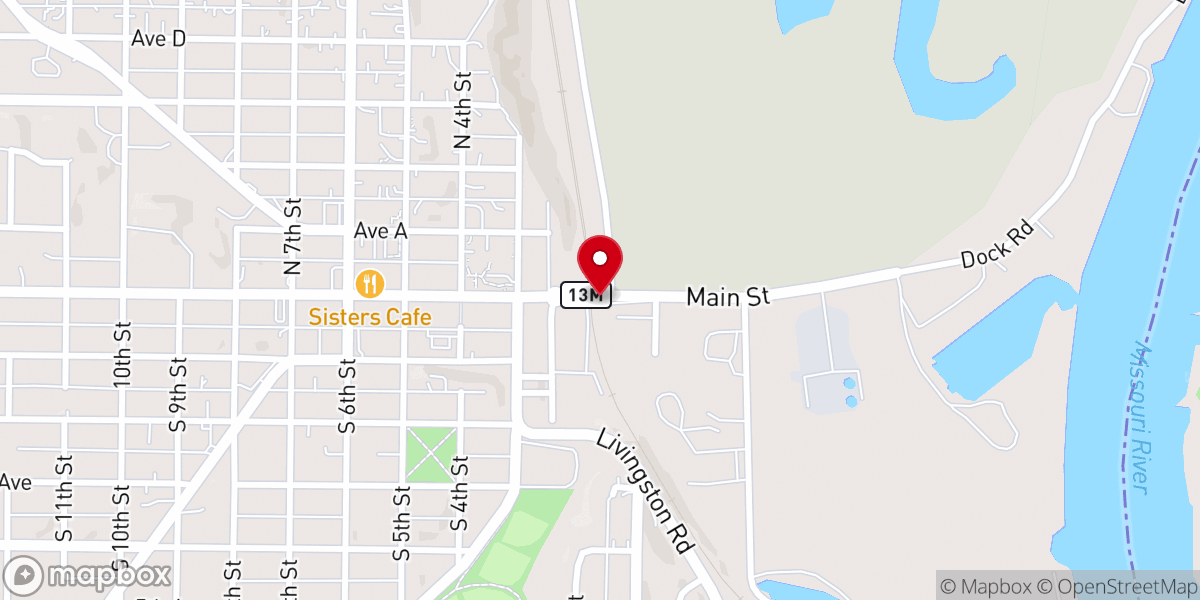 Map showing location of Plattsmouth
