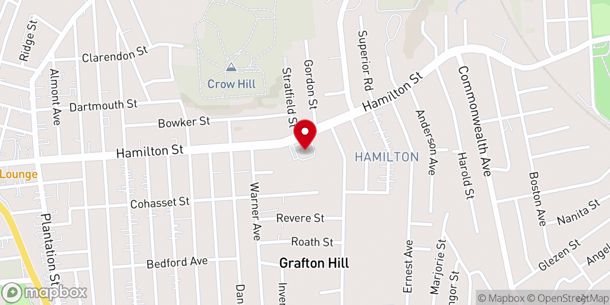 Map showing location of Our Lady of Perpetual Help