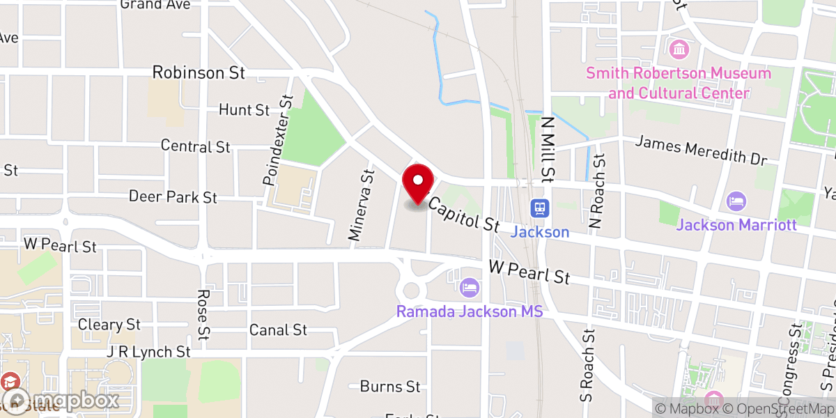Map showing location of Capitol Street United Methodist Church