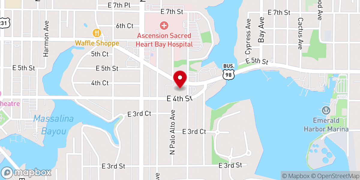 Map showing location of FUMC Preschool