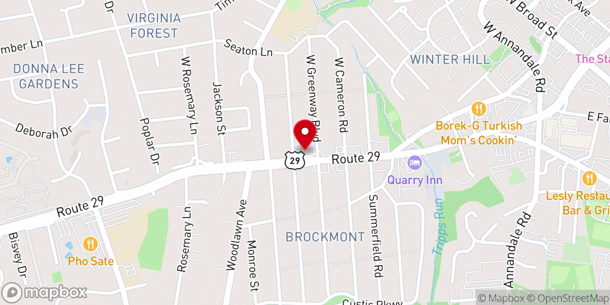 Map showing location of Church Clinic