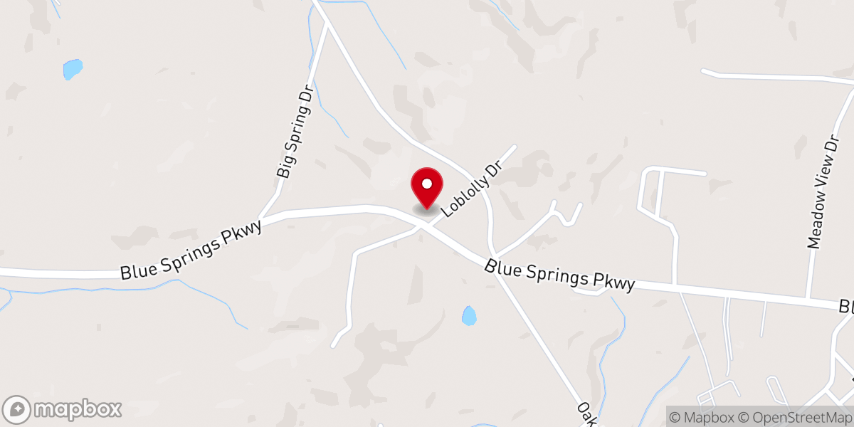Map showing location of Mosheim Missionary Baptist Church