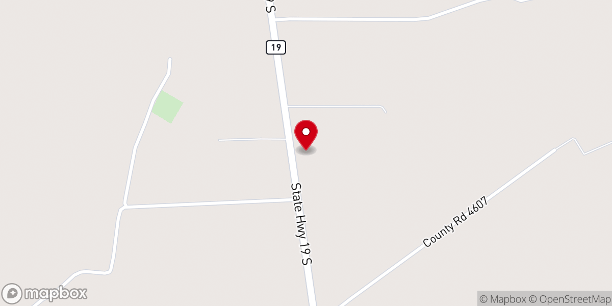Map showing location of Modoc Church