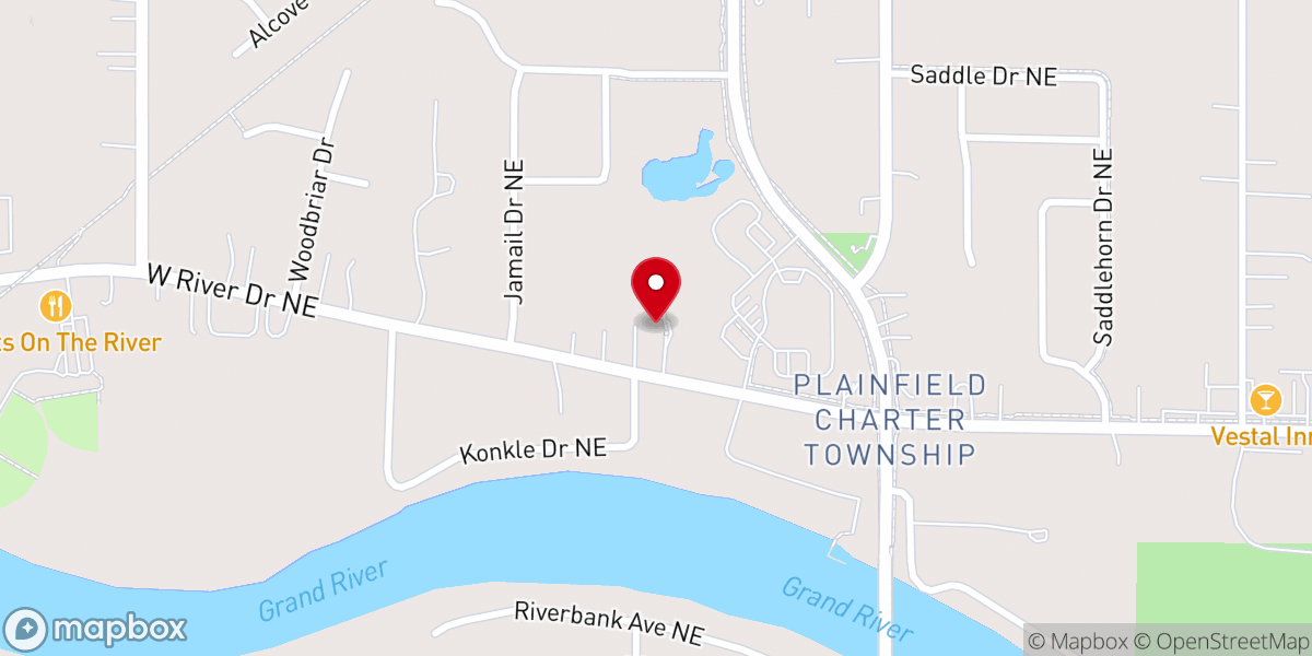 Map showing location of Northview Community of Christ
