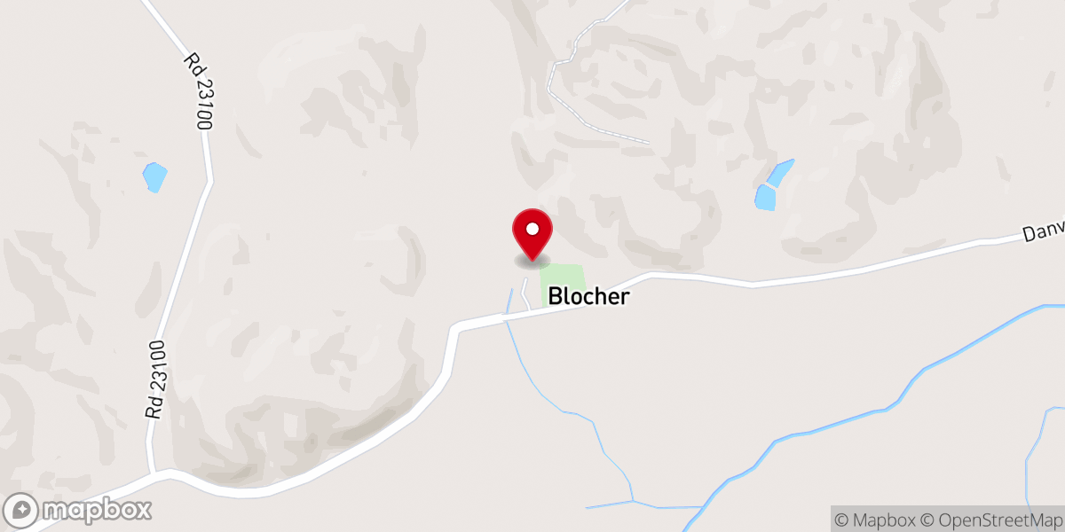 Map showing location of Old Union Primitive Baptist Church