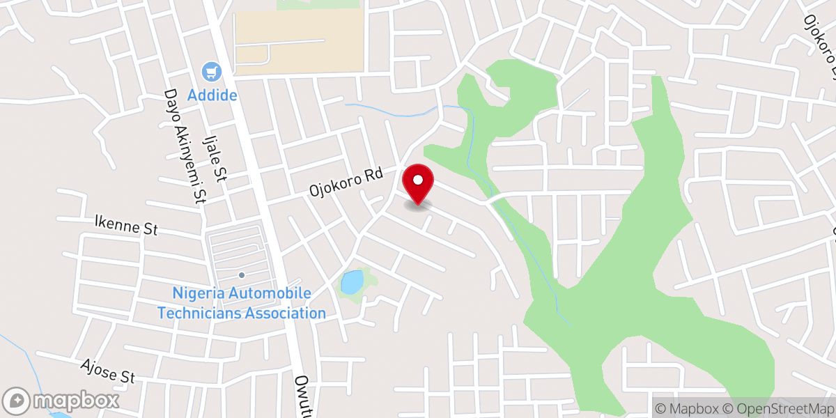 Map showing location of RCCG Great Grace Assembly