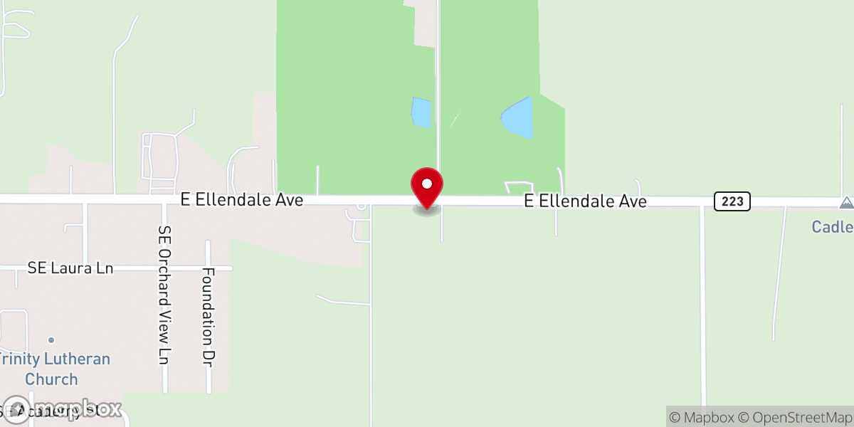Map showing location of Dallas Highway Tabernacle Pentecostal Church of God