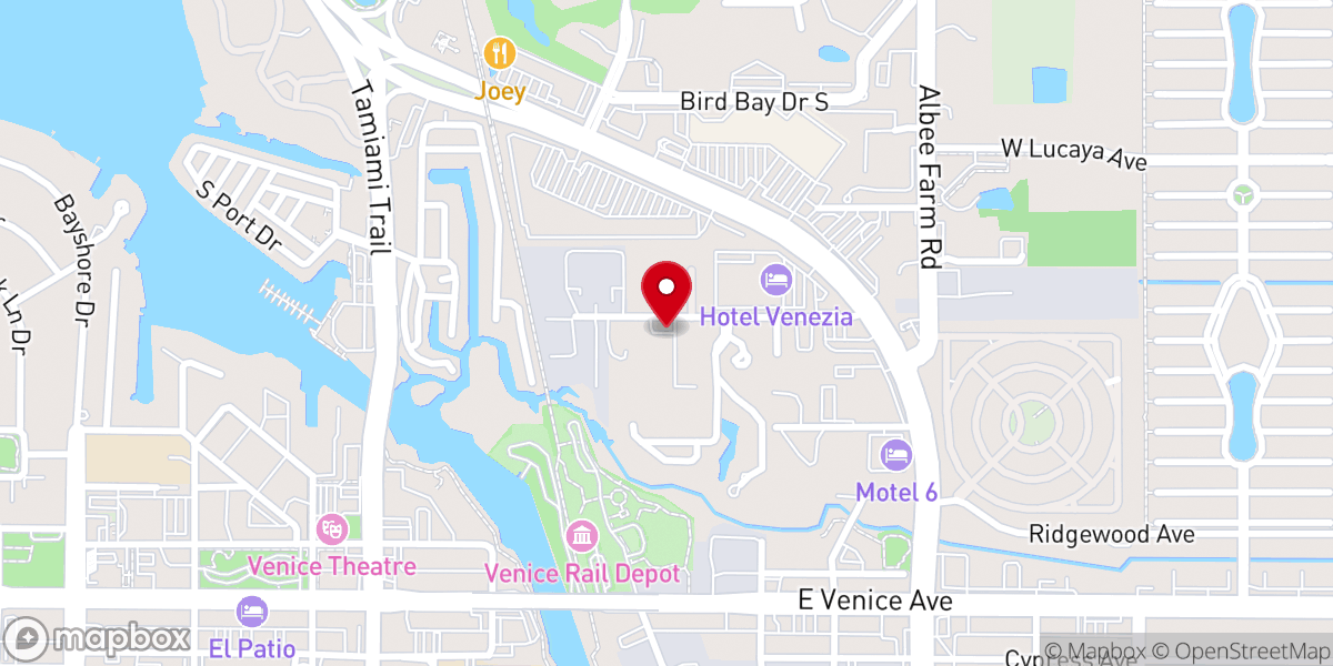 Map showing location of Knights of Columbus