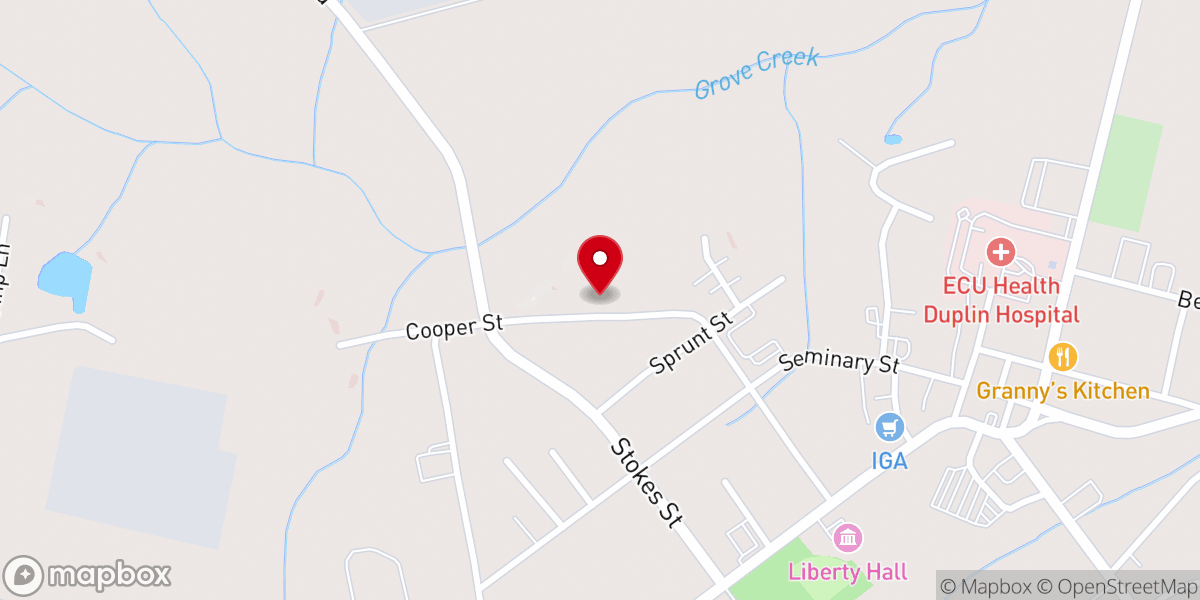 Map showing location of Word Of Faith Ministries - Food Distribution Center