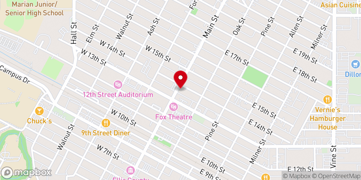 Map showing location of Chestnut Street Floral