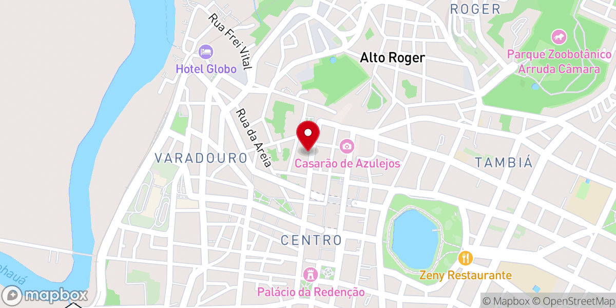 Map showing location of Igreja e Mosteiro de São Bento