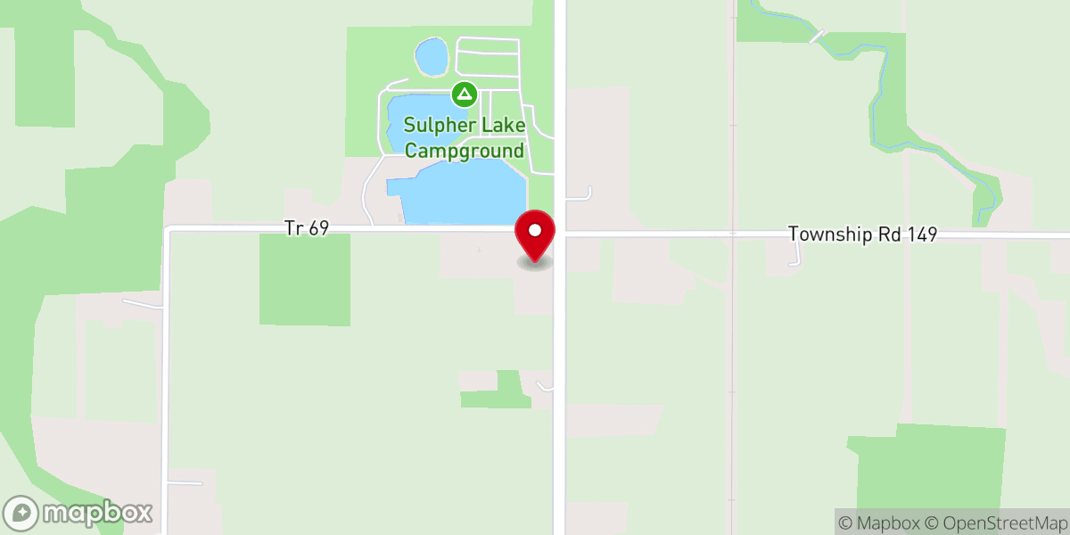 Map showing location of Community Bible Church