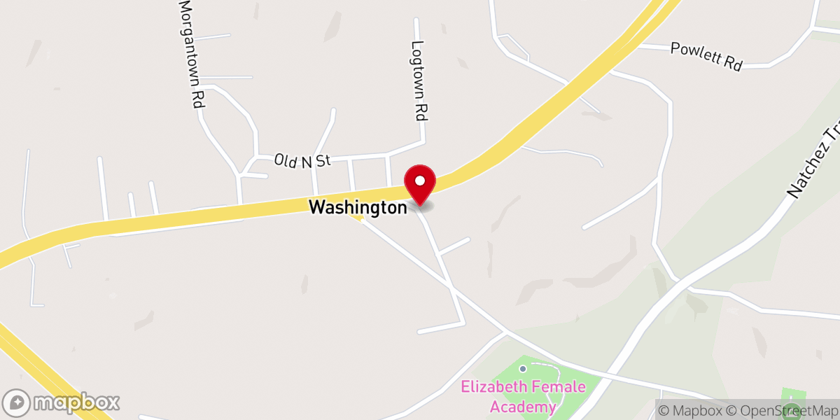 Map showing location of Assembly Hall