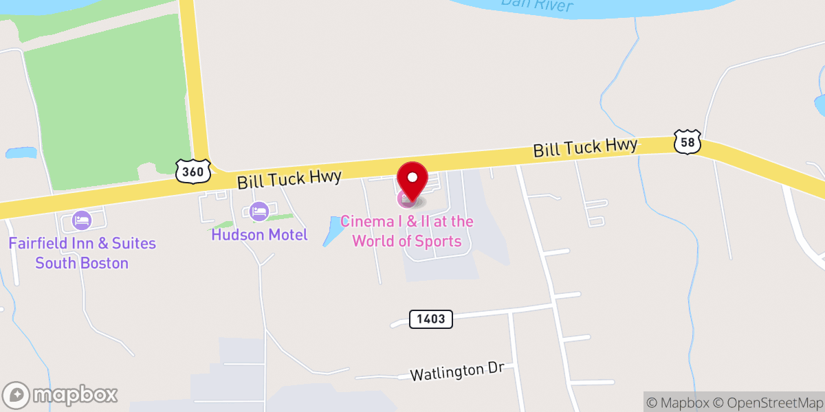 Map showing location of World of Sports