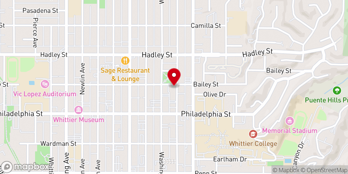 Map showing location of Iglesia Primer Amor