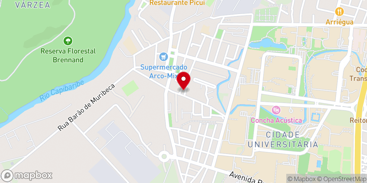 Map showing location of Paróquia Nossa Srª do Rosário - Várzea