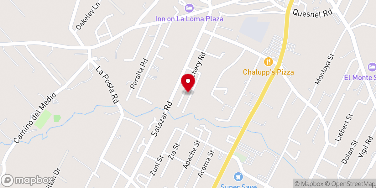 Map showing location of Pentecostal Church of God