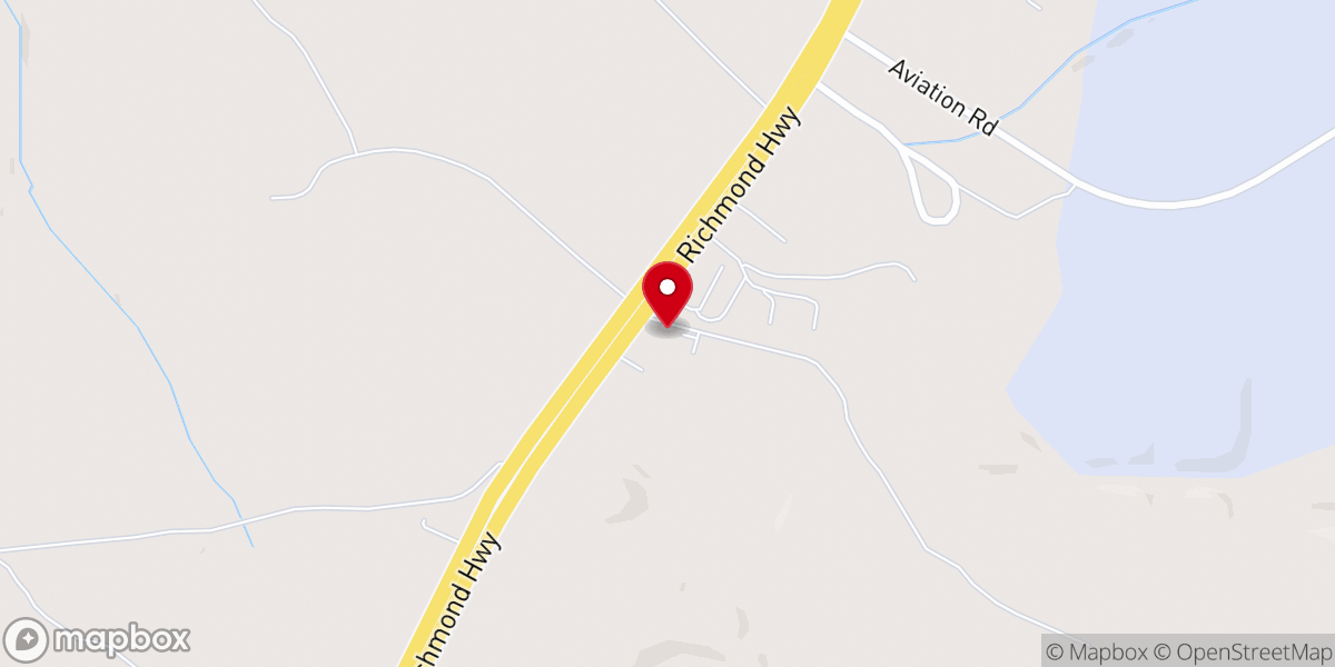 Map showing location of Faith Baptist Church