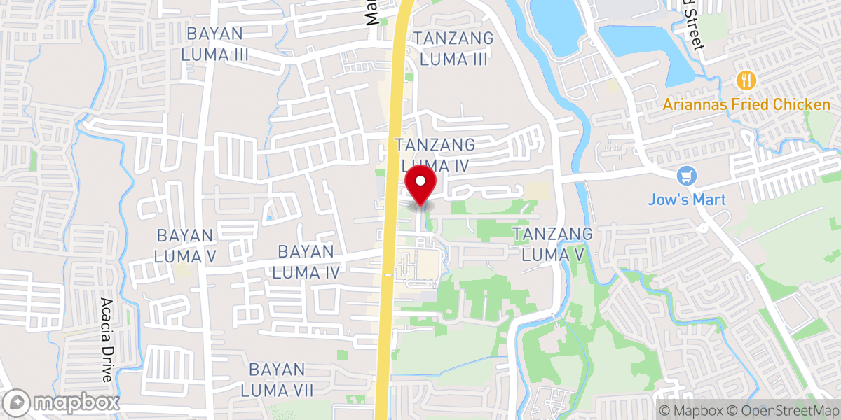 Map showing location of Imus City Foursquare Gospel Church