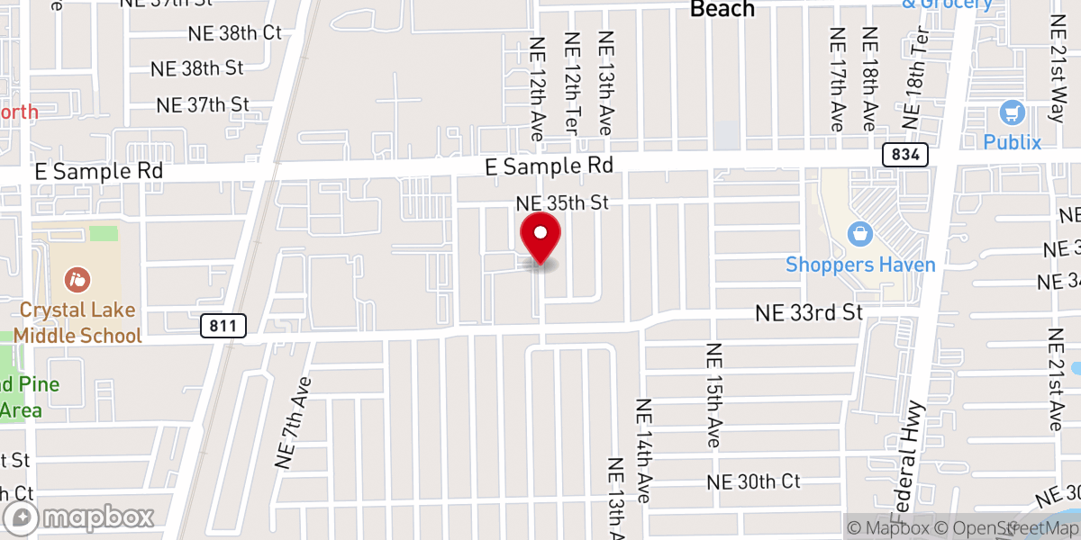 Map showing location of Cross United Church