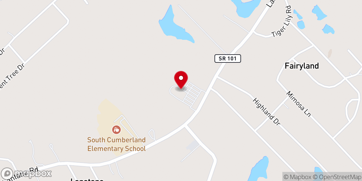 Map showing location of Lantana Road Baptist Church
