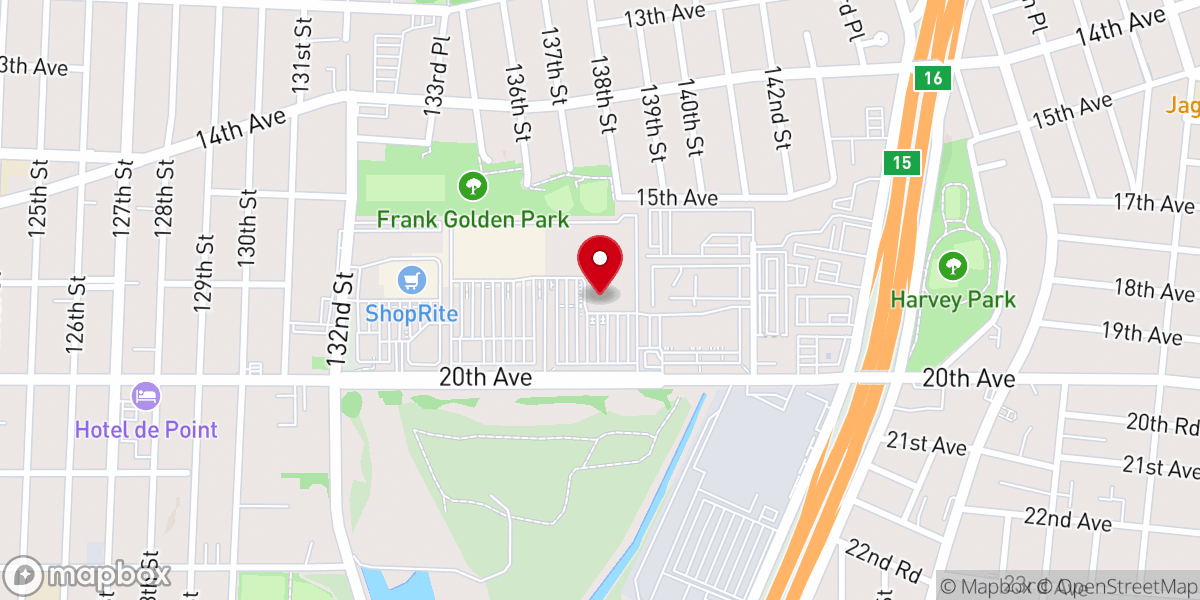 Map showing location of College Point Center